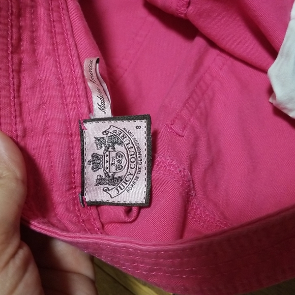 Juicy Couture hot pink cropped low rise pants sz 8 - Picture 4 of 6